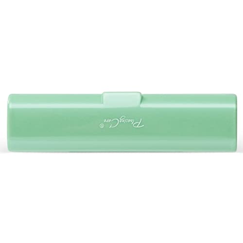 Natural Oil Blotting Paper Roll, Refillable Compact Dispenser No Shine Sheets, Absorb Excess Shine on Face or Scalp Instantly, Men and Women Facial Skin Care or Make Up Must Have (Green Tea)