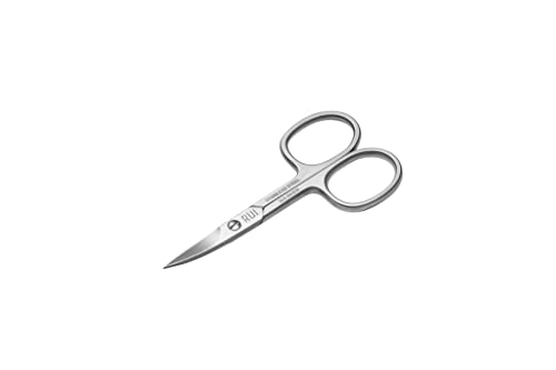 Rui Smiths Pro Precision Toenail Scissors | Stainless Steel Pedicure Trimmer Cutter with Micro-Serrated, Anti-Skid Cutting Edges and Long Handles For Hard Nails | Made in Solingen, Germany