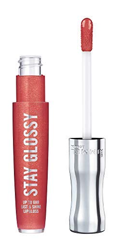 Rimmel Stay Glossy 6 Hour Lipgloss, All Day Seduction, 0.18 Fl Oz (Pack of 4)
