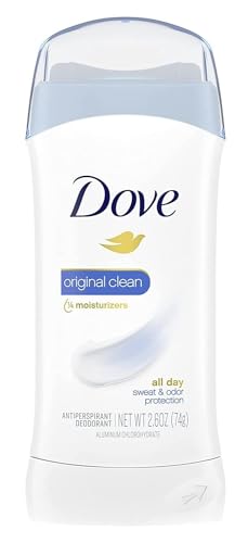 Dove Invisible Solid Anti-Perspirant/Deodorant, Original Clean, 7.8 Oz, Pack of 3