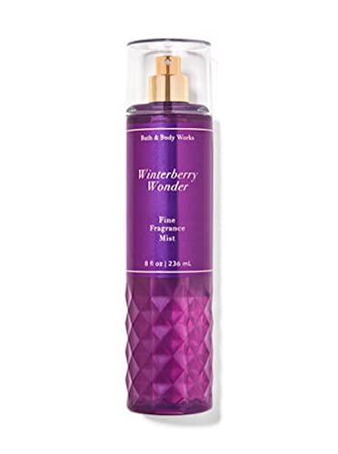 Bath & Body Works Winterberry Wonder Signature Collection Fragrance Mist 8 Fl Oz (Winterberry Wonder)
