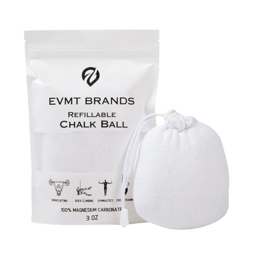 EVMT Brands Liquid Chalk, Mess-Free Gym Chalk for Weightlifting, Gymnastics, Rock Climbing, Dancing. Sweat-Resistant and Long Lasting for Stronger Grip. Package May Vary.