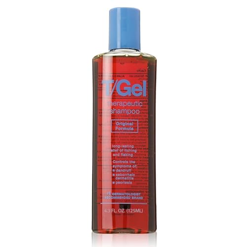 T/Gel Therapeutic Anti-Dandruff Shampoo, 4.3 Fl Oz, Original Formula
