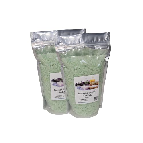 Bath Salts | 8lbs (2) 4lb Bags | Eucalyptus Lavender Scent