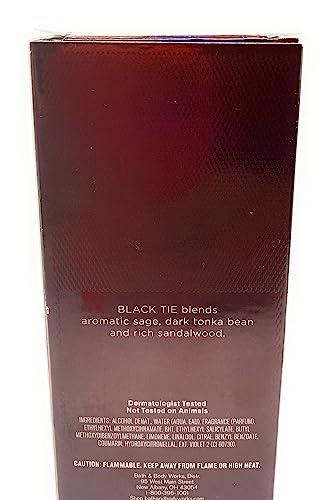 Bath & Body Works Black Tie Men's Fragrance 3.4 Ounces Cologne Spray