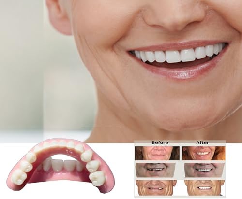 DENTUREWAY DIY Denture Kit with Impression(2 Sets of False Teeth),Do-It-Yourself Denture Solution,DIY Partial Denture kit, DIY Denture (Nature)