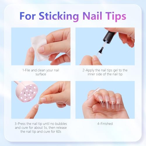 Makartt UV LED Nail Lamp - Gooseneck UV Light for Gel Nails Cherie Cordless USB 39W Nail Dryer Gel Lamp with 4 Times & Auto Sensor Professional Fast Flash Curing Polish Nail Art