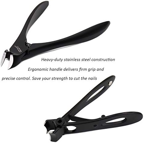 SZQHT Podiatrist Toenail Clippers Set, Professional Toe Nail Clippers for Thick & Ingrown Nails Cutter for Men,Women,Seniors,Heavy-Duty Manicure Set Pedicure Kit for Elder