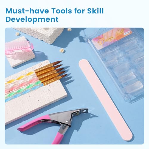 Magnetic Practice Hand for Acrylic Nails: Flexible Fake Nail Training Hand Practice - Manicure Hand Practice Kit for Beginners