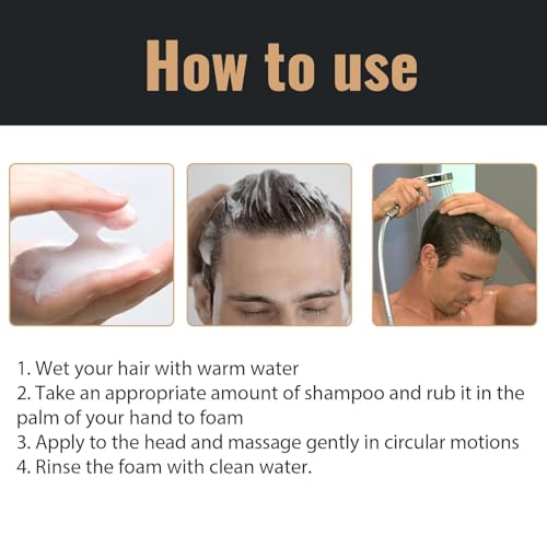 Root Activator Shampoo, Natural Hair Regrōwth Shampoos for Men Women 2bottles (100ml/1 Bottles)