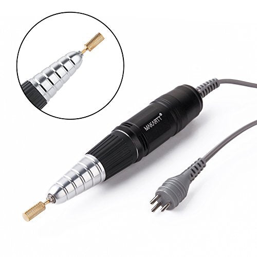 Makartt Nail Drill Handpiece for Up200 Machine:Professional Electric File Remove Gel Polish Poly Nail Gel Black B-05 Removing for Removing Acrylic Nail Polish Acrylic Nail Tools