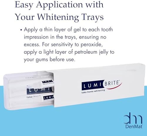 LumiBrite 32% Take-Home Whitening Gel Refill 4 Syringes 2.5 mL by DENMAT