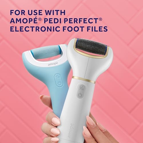 Amope Pedi Perfect Electronic Foot File Refills - Ultra Coarse, Removes Hard and Dead Skin - 2 Count