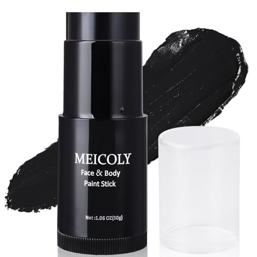 MEICOLY Light Green Face Body Paint Stick(1.06 Oz),Green Face Paint for Christmas Makeup Stocking Stuffers,Hunting Camo Gamora Face Paint,Shrek Disgust Goblin Witch Green Face Makeup,Ogre Green