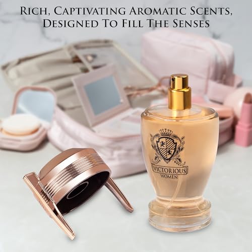 Victorious Eau De Parfum for Women Filled with Sweet Floral, Tropical Fruit, Powdery Gourmand Tone & Creamy, Fluffy Note - Base of Vanilla, Sensual Musk & Earthy Sandalwood Elegant 100ml Bottle