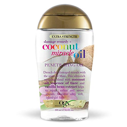 OGX Coconut Miracle Oil Penetrating 3.3 Ounce X-Strength (100ml) (2 Pack)