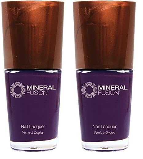 Mineral Fusion Nail Polish, Amethyst, 0.33 Ounce (Pack of 2)