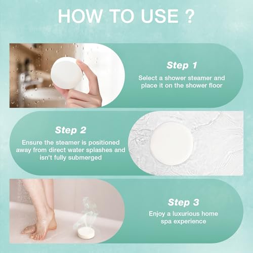 Shower Steamers Aromatherapy -18 Packs Eucalyptus Mint Shower Bombs, Birthday Gifts for Women Men, Stress Relief Self Care Eucalyptus for Shower, Thanksgiving, Halloween, Christmas Stocking Stuffers