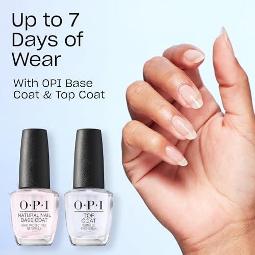OPI Nail Lacquer Nail Polish | Opaque Dark Nude Crème Chip Resistant Nail Polish | Vegan, Fast Drying, Streak Free