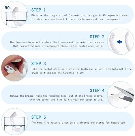 2 Pairs, Temporarily Adjustable for Men and Women, Regain Confidence