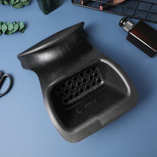 POPETPOP Shampoo Bowl Neck Rest: Soft Silicon Salon Bsink Hair Washing Neck Support - Hair Spa Washing Basin Pillow for Salon Barbershop Home - Comfortable, Black