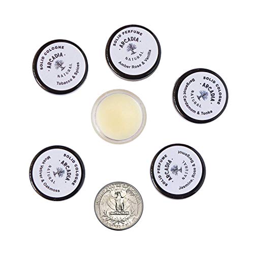 10 Solid perfume/Colognes samples (FEMININE/UNISEX SCENTS - Florals, Exotic florals, Sweet scents, and Fruity)