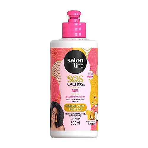 Salon Line Tratamento Cachos Intensos - Creme de Mel para Pentear 300 Ml (10.14 Fl Oz)