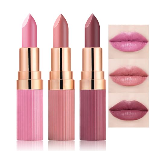 CAKAILA Nude Lipstick Matte Sets,Light to Dark Velvet Lipstick for Women Long Lasting Waterproof 24 Hours Lip Stick Lip Stain Makeup Gift Sets,labiales mate 24 horas originales