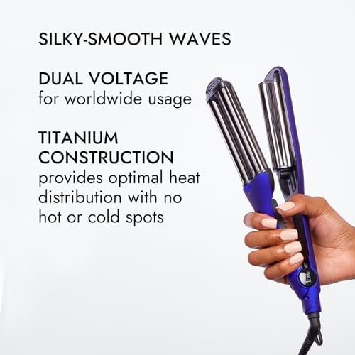 Ion Titanium Triple Barrel Waver
