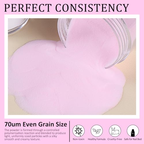 Acrylic Nail Kit with Drill: 20g Clear White Pink Acrylic Powder and Liquid Beginners Set - Professional Brushes Nail Tips Nail Supplies - Full Tools Extensions Starter for Women Home & Salon
