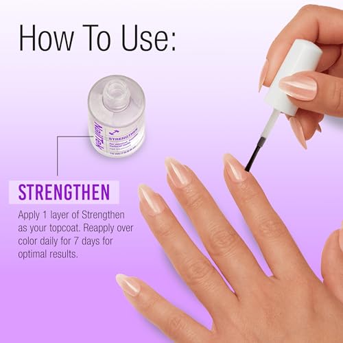 Nail Tek Formula 4 Xtra Nail Strengthener Polish – Protein-Enriched Repair Treatment for Weak & Damaged Nails, 0.5 fl oz