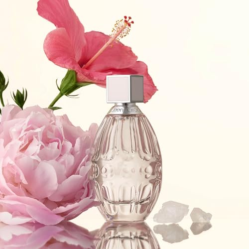 Jimmy Choo L'Eau Eau de Toilette 4 Piece Set - 3.3 & 0.25 fl. oz. Spray, 3.3 fl. oz. Body Lotion, Pouch - Long Lasting Fragrance with notes of Bergamot, Nectarine & Cedarwood - Fruity & Musky