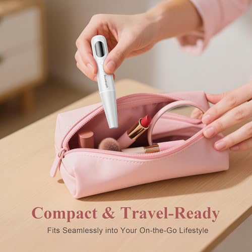 Cordless Nail Drill Professional, Electric Nail File Wireless for Gel Acrylic Dip Powder, Portable Nail Drill Tool for Women, Rechargeable Gel Polish Remover, Manicure Pedicure Polishing Set(White)