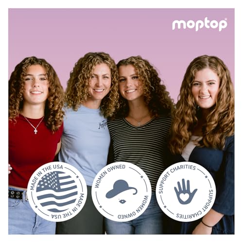 MopTop Curly Hair Gel Custard - Styling Gel for Moisturizing and Defining Soft Curls, Lightweight and Anti Frizz, Curly Hair Products for Waves, Coils & Kinks (Citrus Kumquat, 16oz)
