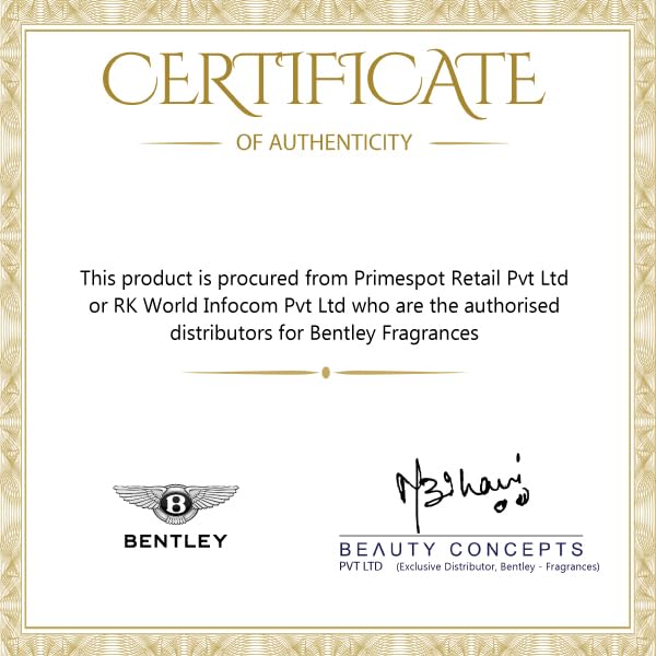 Bentley Cologne, 3.4 Fluid Ounce
