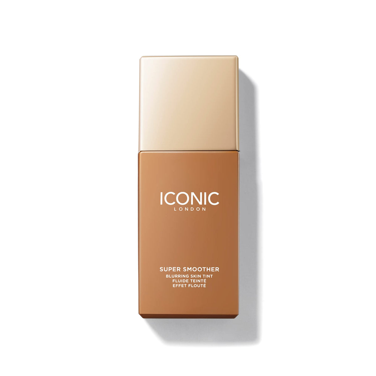 ICONIC LONDON Super Smoother Blurring Skin Tint | Light to Medium Coverage, Hydrating, Ultra-Lightweight Tinted Moisturizer, Cruelty-Free, Vegan Makeup (Neutral Tan) 1.01 Fl oz