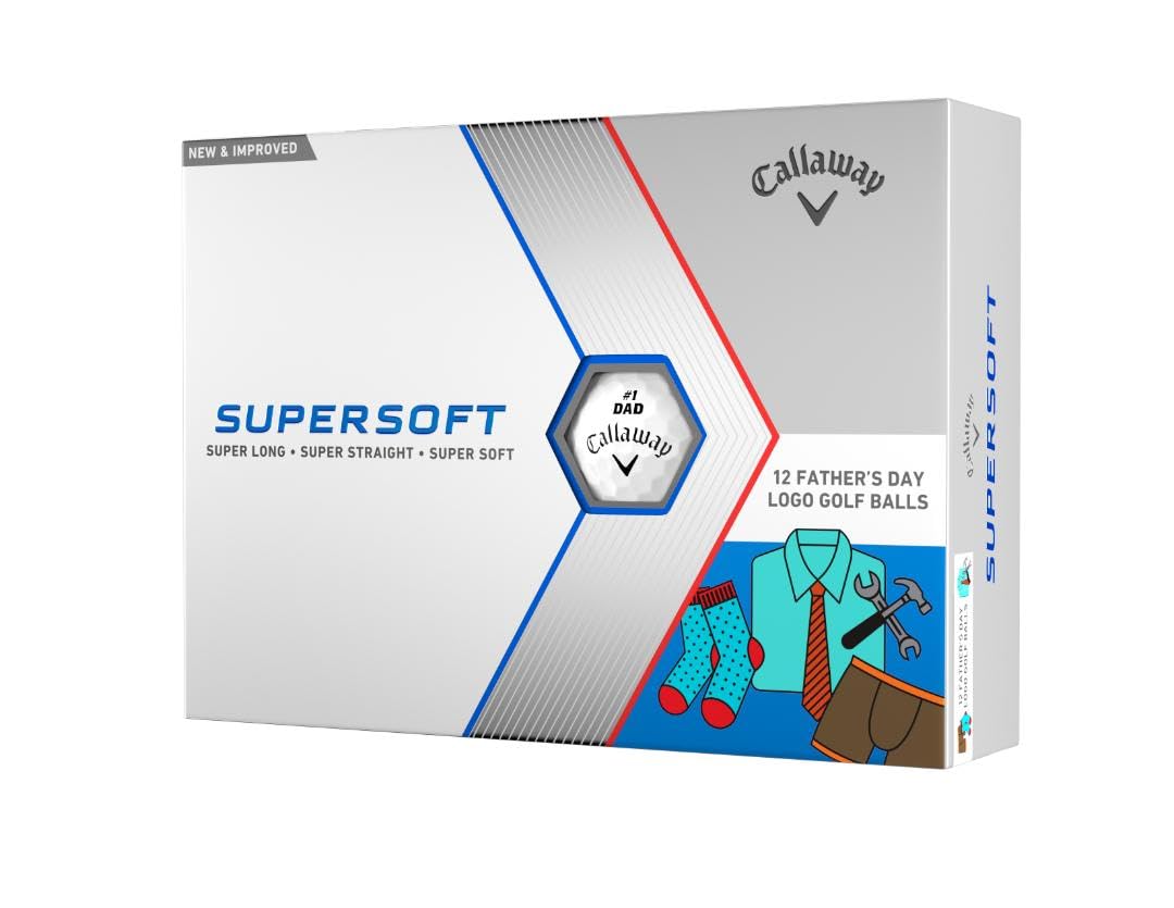 Callaway Golf Supersoft Golf Balls (2023 Version, Father's Day)