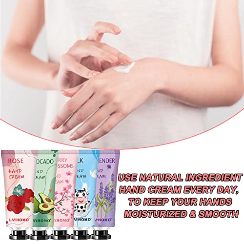 74 Pack Hand Cream Gift Set For Women and Girls,Mothers Day Gifts Bulk,Teacher Appreciation Gifts,Nurses Gifts,Natural Plant Hand Lotion For Dry Cracked Hands,Scented Mini Hand Lotion Travel Size