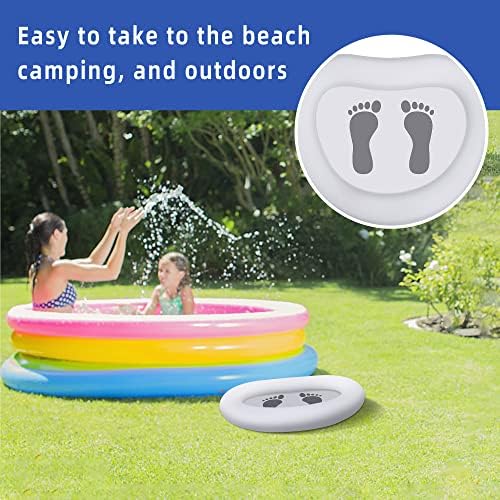 Inflatable Pool Foot Bath Basin, Foot Soaking Bath Basin for Pool Entry Ladder, Swimming Pool Clean Feet, Home Spa Treatment (1 Pack)