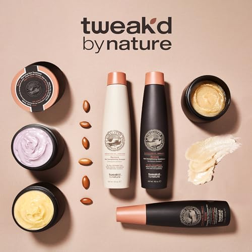 Tweak’d by Nature - Restore Hair Strengthening Shampoo, Ultra-Moisturizing for Dry Damaged Hair, Leaves Hair Shiny and Soft, Cruelty Free (9 ounces)