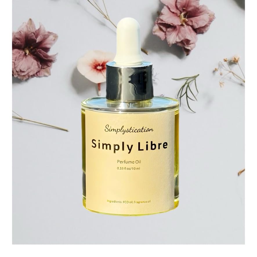 Simplystication YL's Libre Inspired – Alcohol-Free Skin Parfum for Women – Long-Lasting, Hydrating Eau de Parfum with MCT Liquid Coconut Oil – 1 oz (30 ml Dropper)