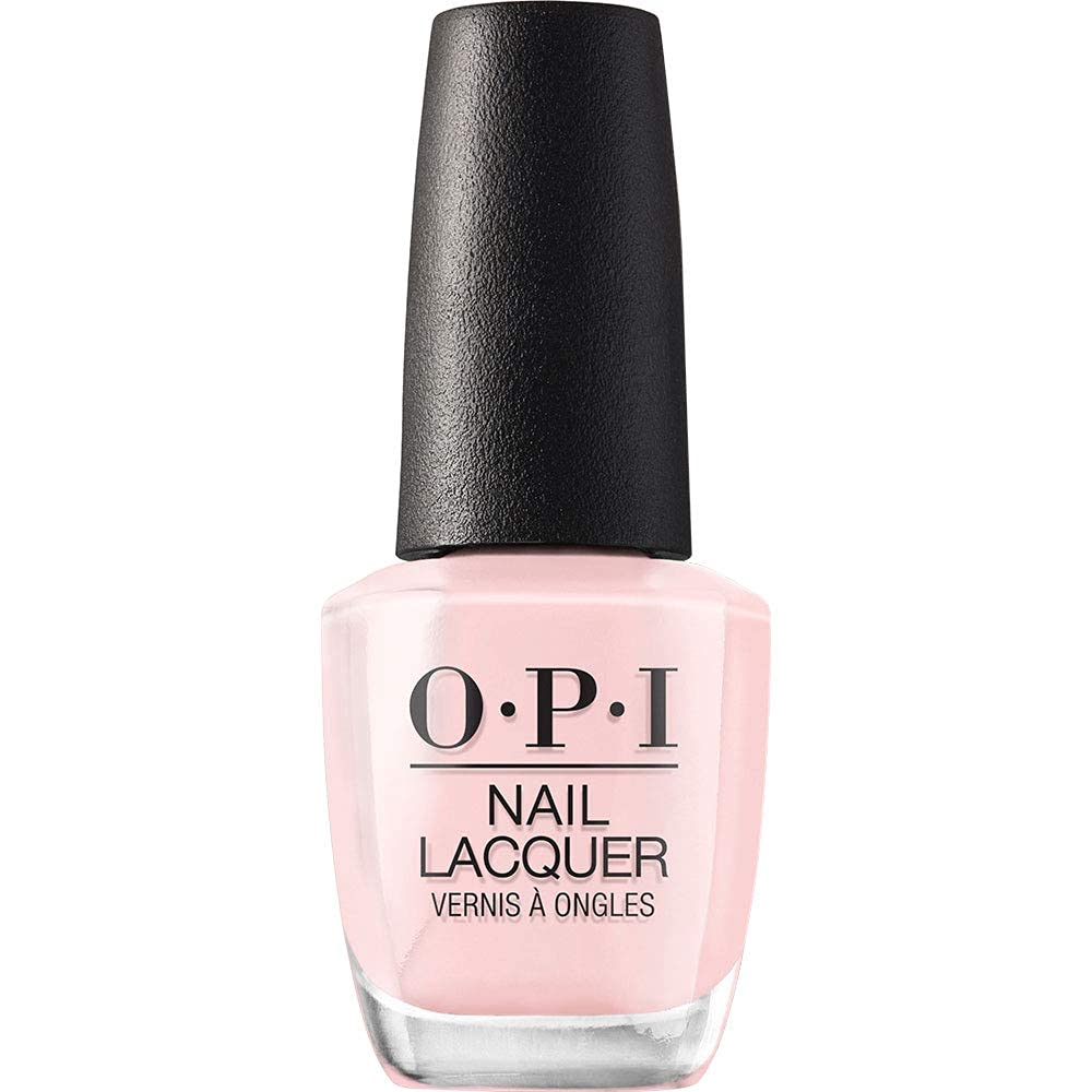 OPI Nail Lacquer Put it in Neutral | Sheer Soft Pink Crème Chip Resistant Nail Polish | Vegan, Fast Drying, Streak Free