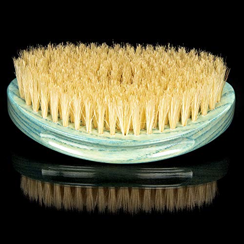 Torino Pro Soft Palm Wave Brush By Brush King #1970 - Curved Wavy Design for Laying Down 360 Waves, No Handle