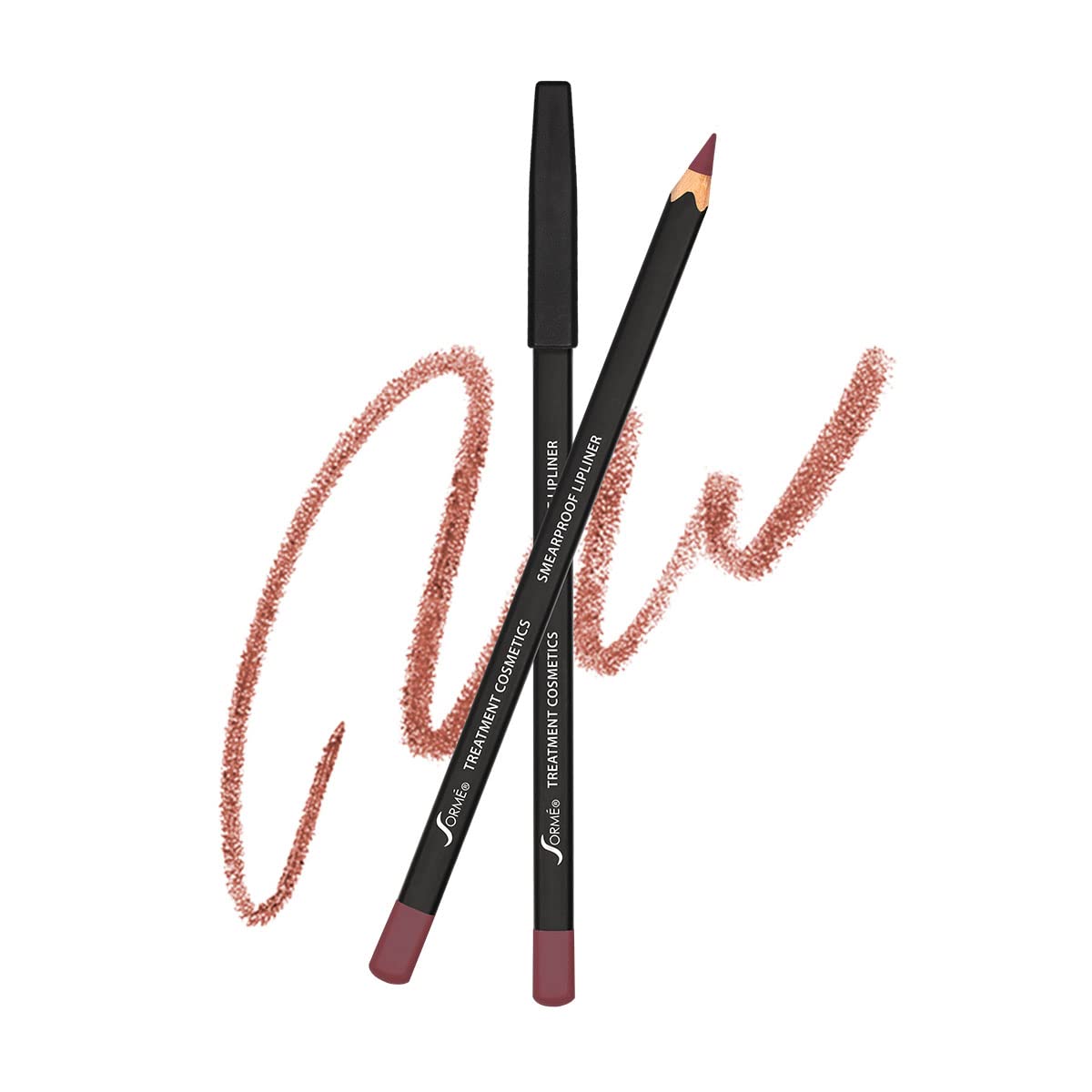 Sorme Waterproof Lip Liner - Non-splintering Smearproof Lip Liner - Revitalizing with Lecithin, Vitamins C and E