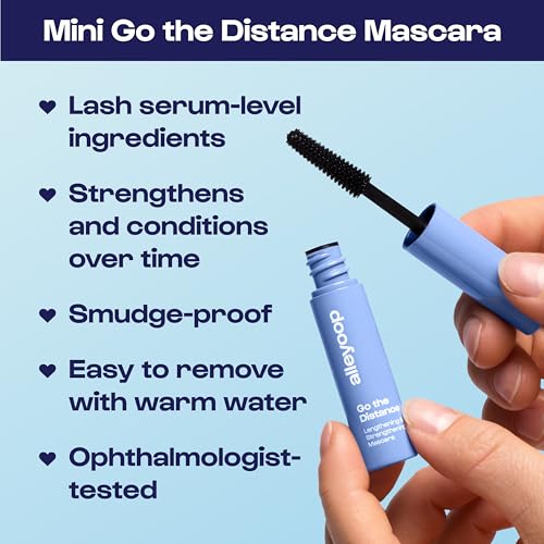 ALLEYOOP Everyday 5-Piece Essentials Kit - Makeup Set Includes 11th Hour Mini Eyeshadow Stick, Lip Goals Glossy Lip Balm & Mini Go To The Distance Mascara - Vegan & Cruelty-Free