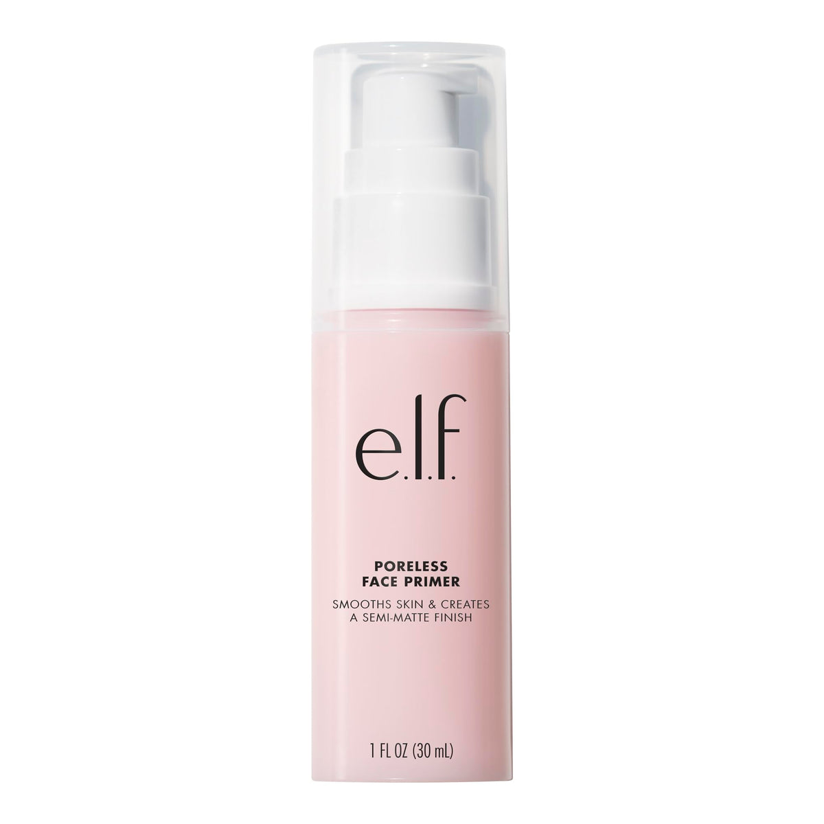 e.l.f, Poreless Face Primer - Large, Silky, Skin-Perfecting, Lightweight, Long Lasting, Absorbs Quickly, Smooths, Preps, Creates Flawless Base, Infused with Tea Tree and Vitamins A & E, 1.01 Fl Oz