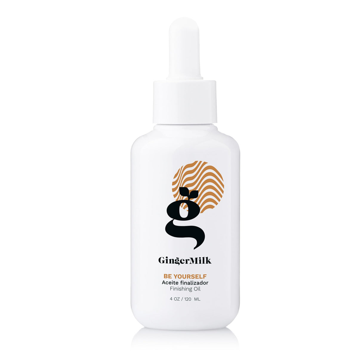 Finishing Oil for Curly, Wavy, and Coily Hair | Natural Oil-Based Formula to Seal and Retain Moisture | Strengthens, Softens, and Adds Shine | BE YOURSELF | 4 OZ