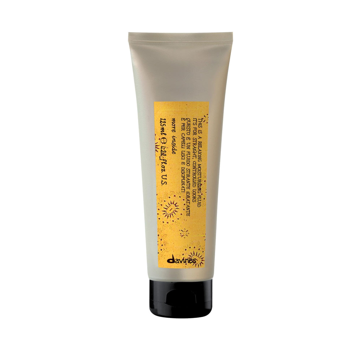 Davines This is a Relaxing Moisturizing Fluid, Heat Protection And Frizz Control For Sleek And Straight Styling, Moisturize With Humidity Control, 4.22 Fl. Oz.