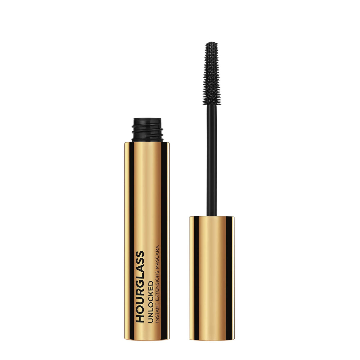 Hourglass Unlocked Instant Extension Black Mascara. Defining and Lengthening Tubing Mascara for Dramatic Length