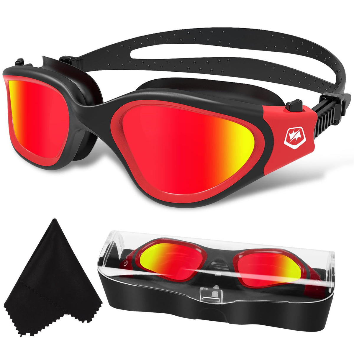 WIN.MAX Polarized Swimming Goggles Swim Pool Goggles Anti Fog Anti UV No Leakage Clear Vision for Men Women Adults Teenagers
